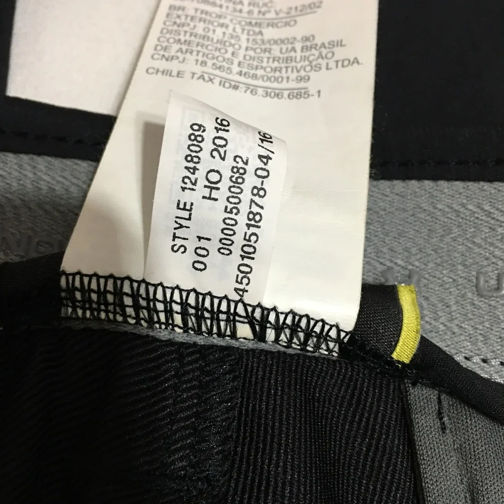 Under Armour Men's Match Play Golf Pants 36x32 Black Performance Stretch